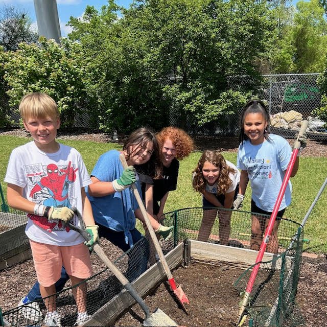 Montessori students learning with confidence
