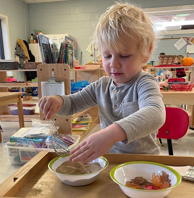 Montessori students learning with confidence